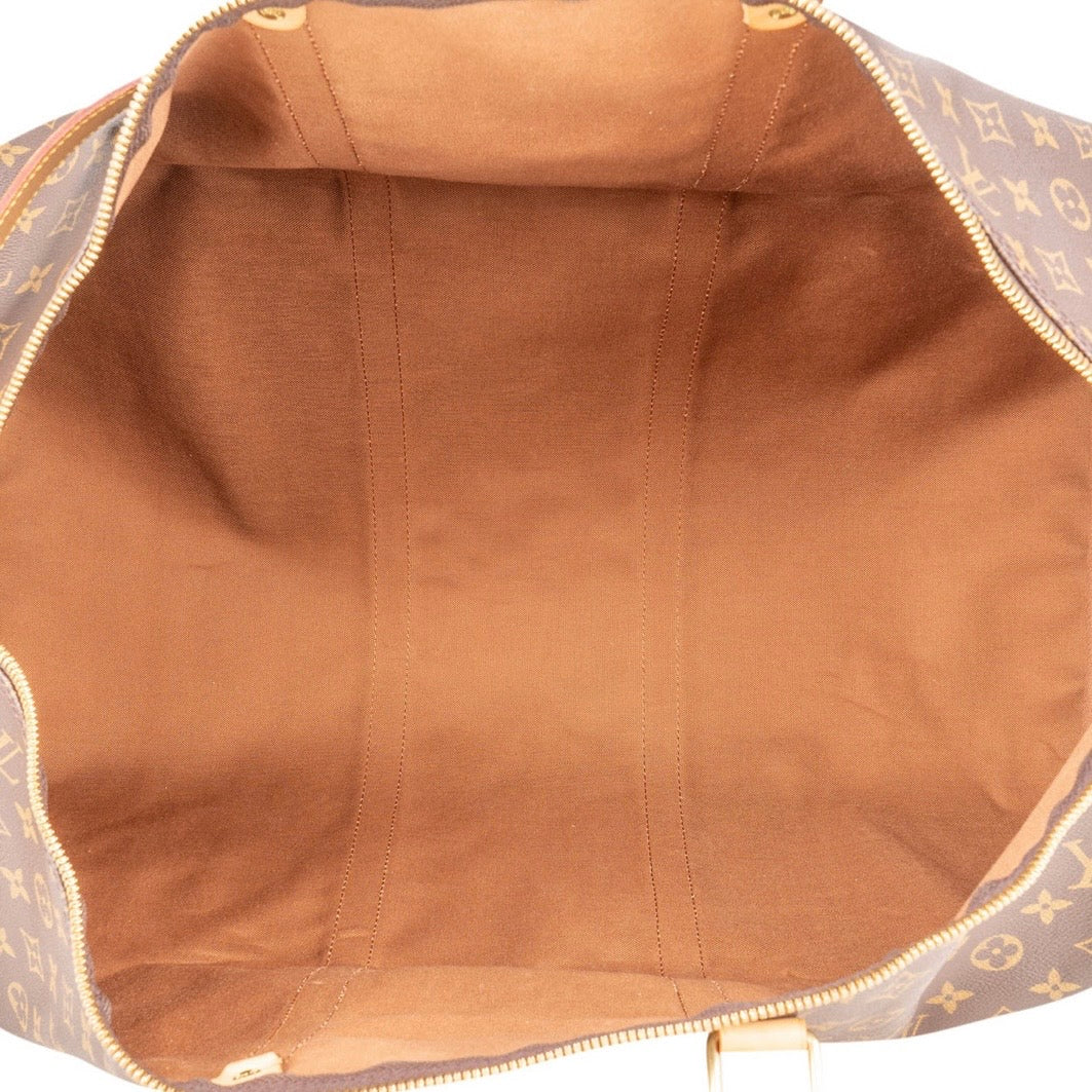 Louis Vuitton Monogram Canvas Keepall 60 Shoulder Travel Bag