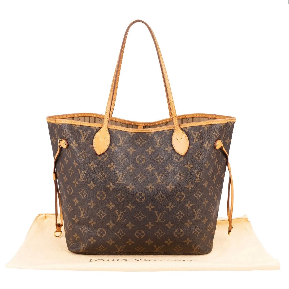Louis Vuitton Monogram Canvas Neverfull MM Shoulder Bag