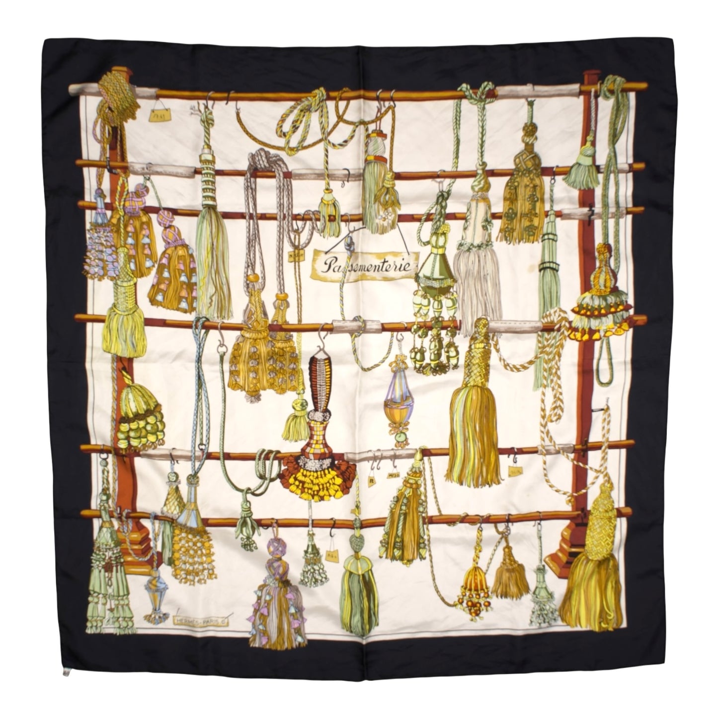 Hermes Passementerie Silk 90 Scarf Touch