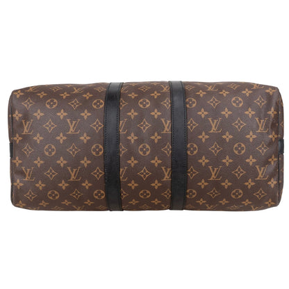 Louis Vuitton Monogram Macassar Keepall 45 Shoulder Travel Bag