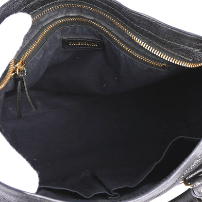 Balenciaga Black Leather New Collection City Handbag