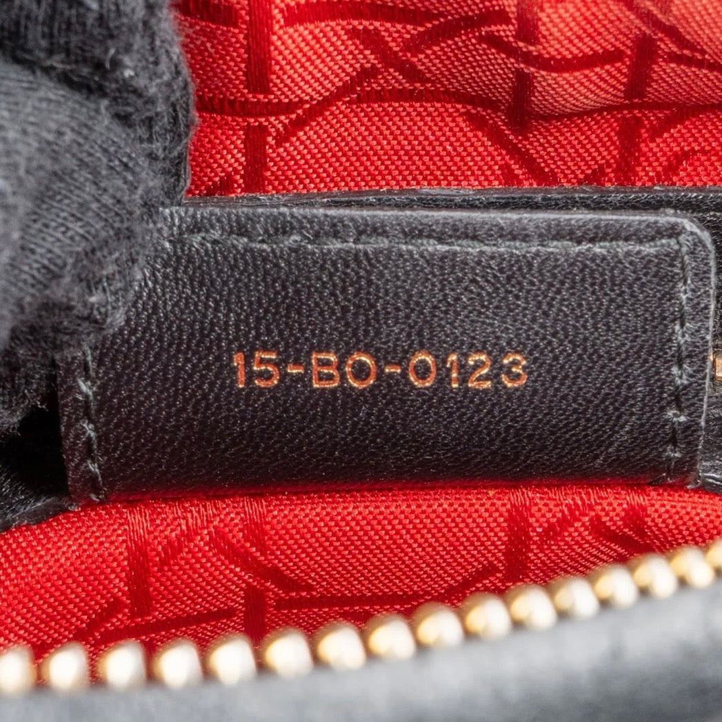 Christian Dior Quilted Lambskin Lady Dior Handbag