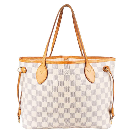 Louis Vuitton Damier Azur Neverfull PM Shopper Bag