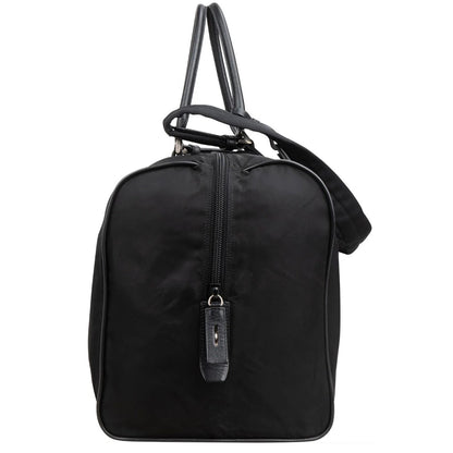 Prada Black Nylon Triangle Duffle Bag 55 Travel Bag