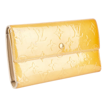 Louis Vuitton Vernis Monogram Sarah Wallet