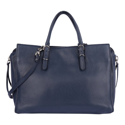 Balenciaga Blue Leather Paper Handbag