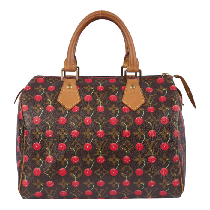 Louis Vuitton Canvas Monogram Limited Cherry Speedy 25