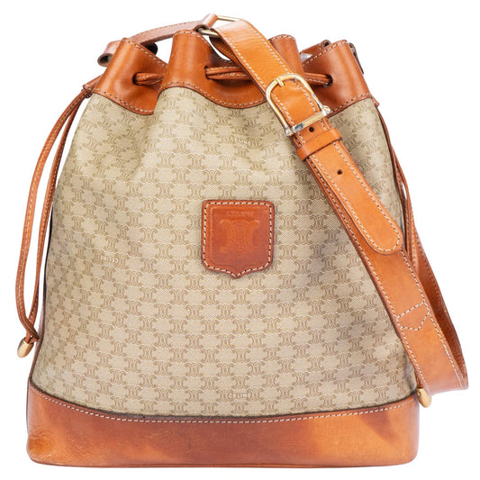 Celine Monogram Macadam Bucket Bag