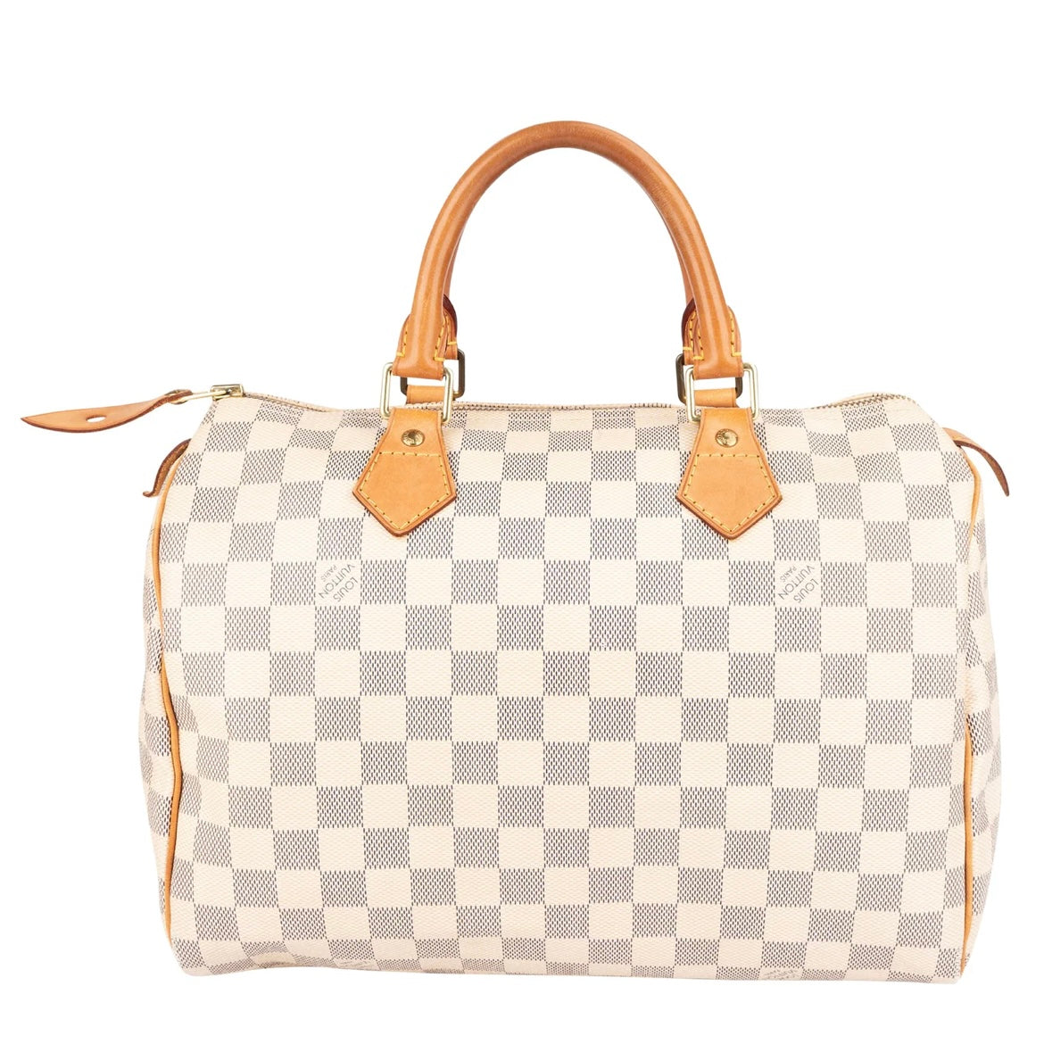 Louis Vuitton Monogram Damier Azur Speedy 30 Handbag