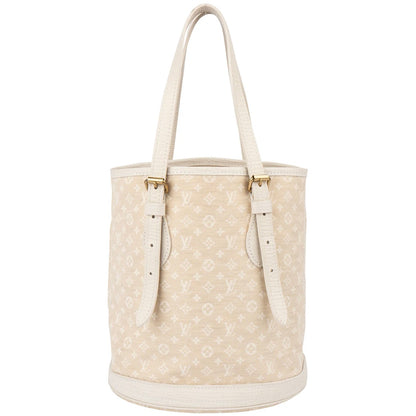 Louis Vuitton Mini Lin Monogram Bucket PM Handbag