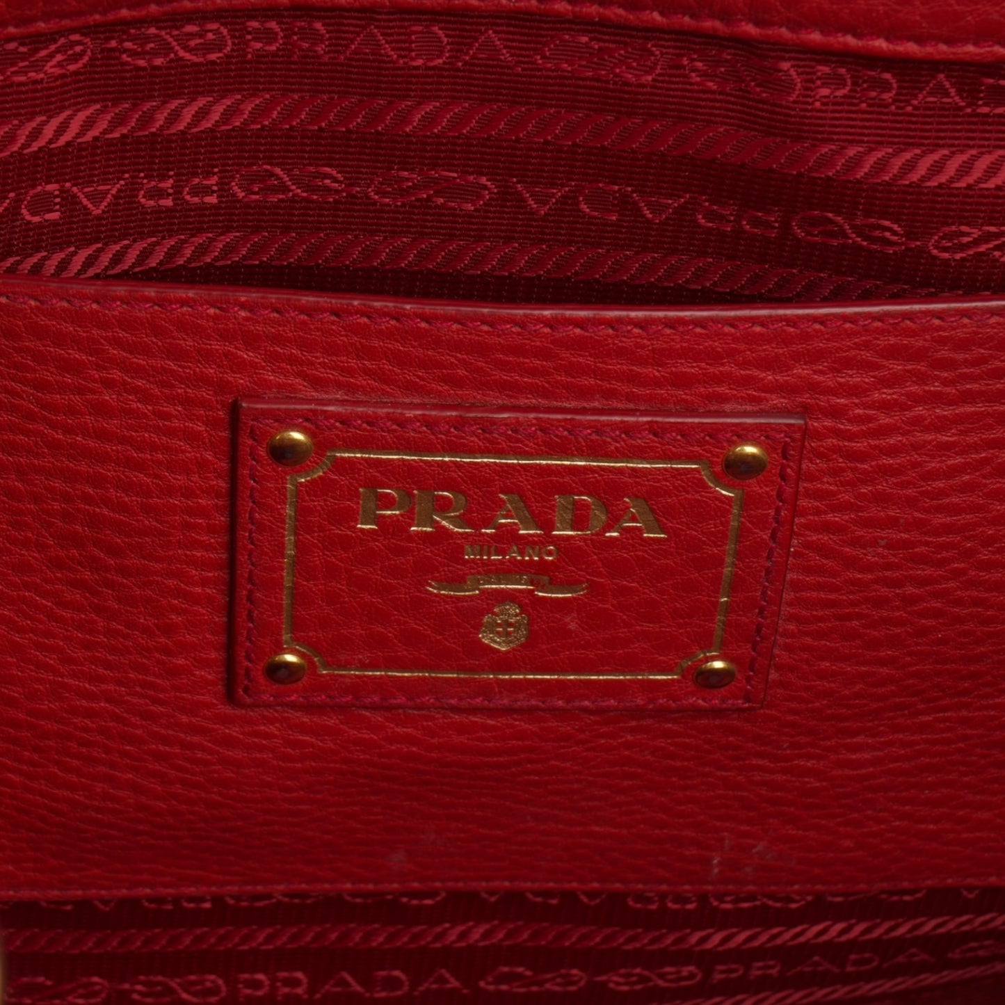 Prada Vitello Daino Leather Handbag