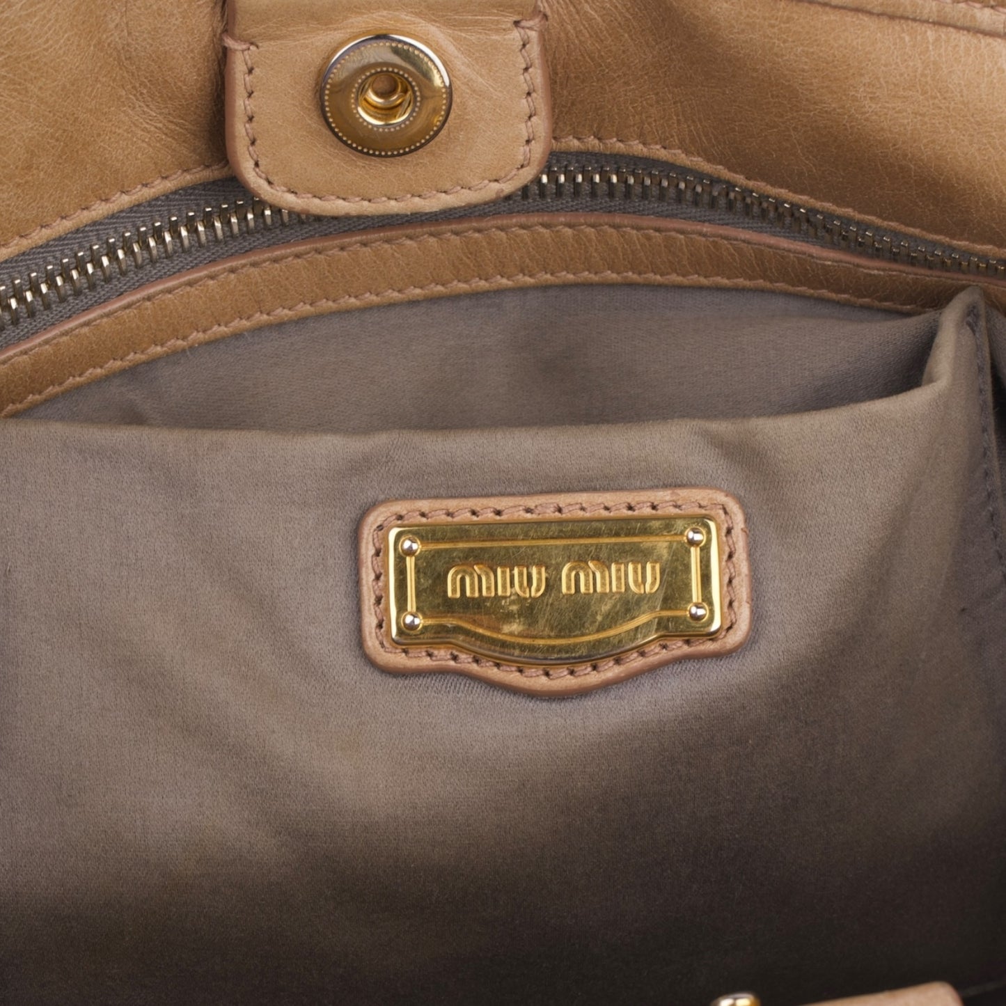 Miu Miu Classic Leather City Bag