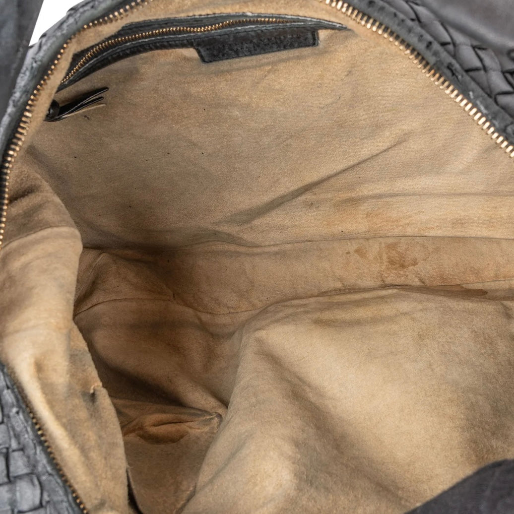 Bottega Veneta Intrecciato Leather Belly Hobo Shoulder Bag