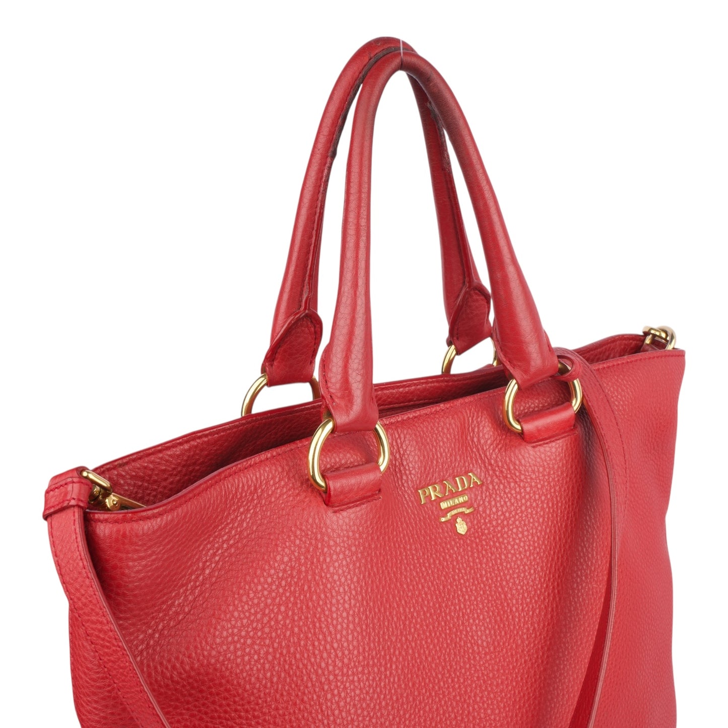 Prada Vitello Daino Leather Handbag