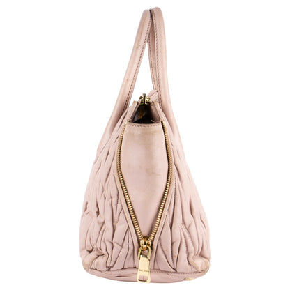 Miu Miu Quilted Leather Handbag
