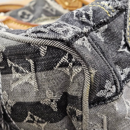Louis Vuitton Limited Monogram Denim Patchwork Speedy 30 Handbag