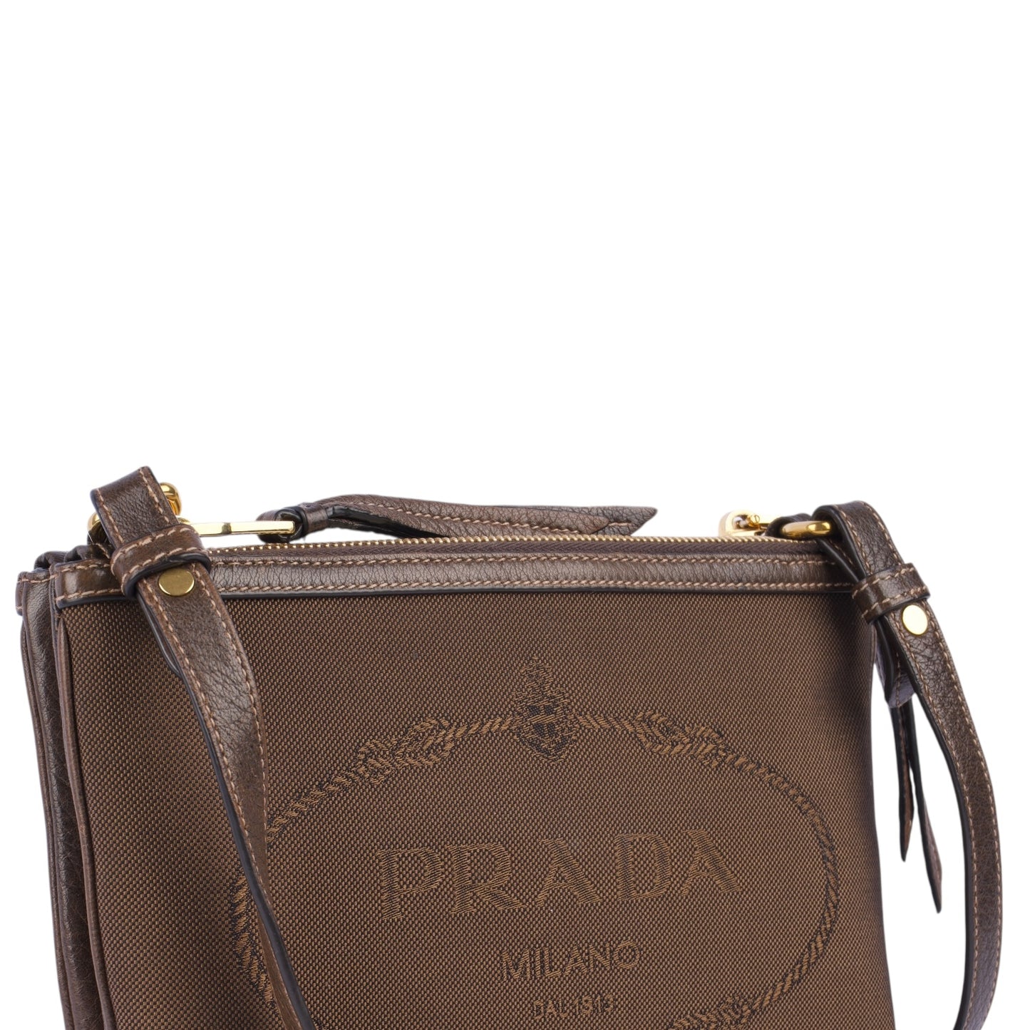 Prada Jacquard Crossbody Bag