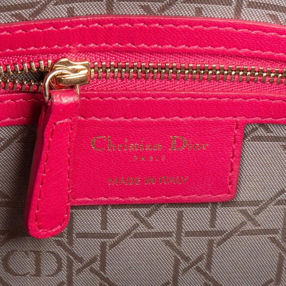 Christian Dior Quilted Leather Lady Dior Handbag