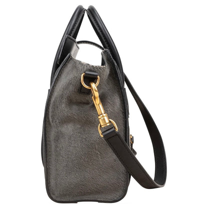 Céline Calf Hair Luggage Handbag