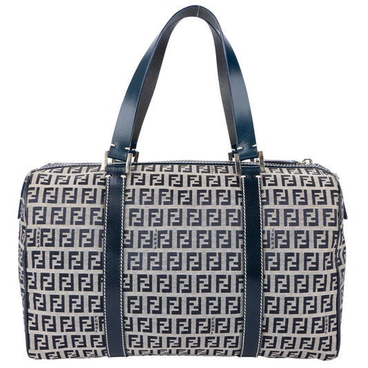 Fendi FF Monogram Boston Handbag