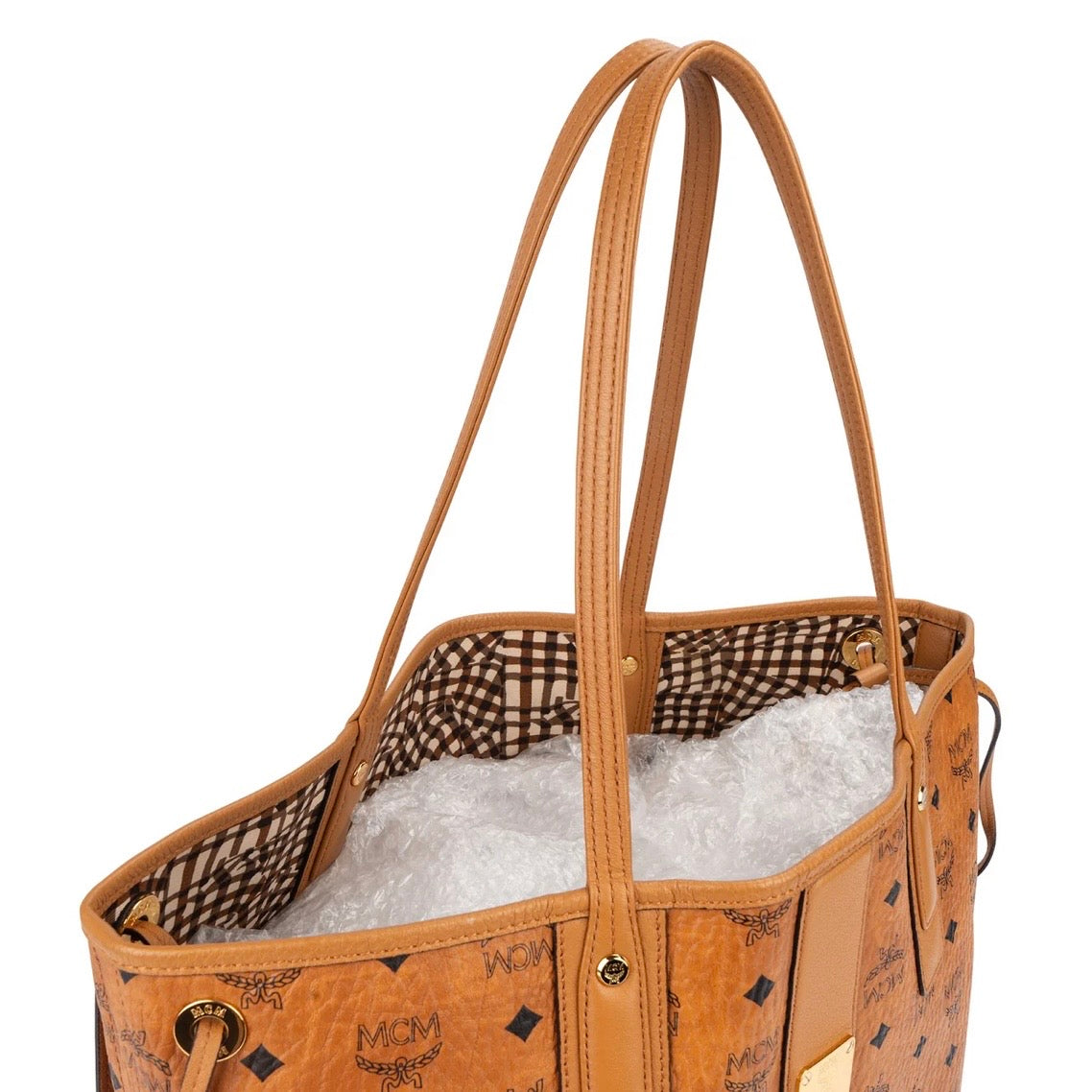 MCM Monogram Visetos Liz Shopper Shoulder Bag