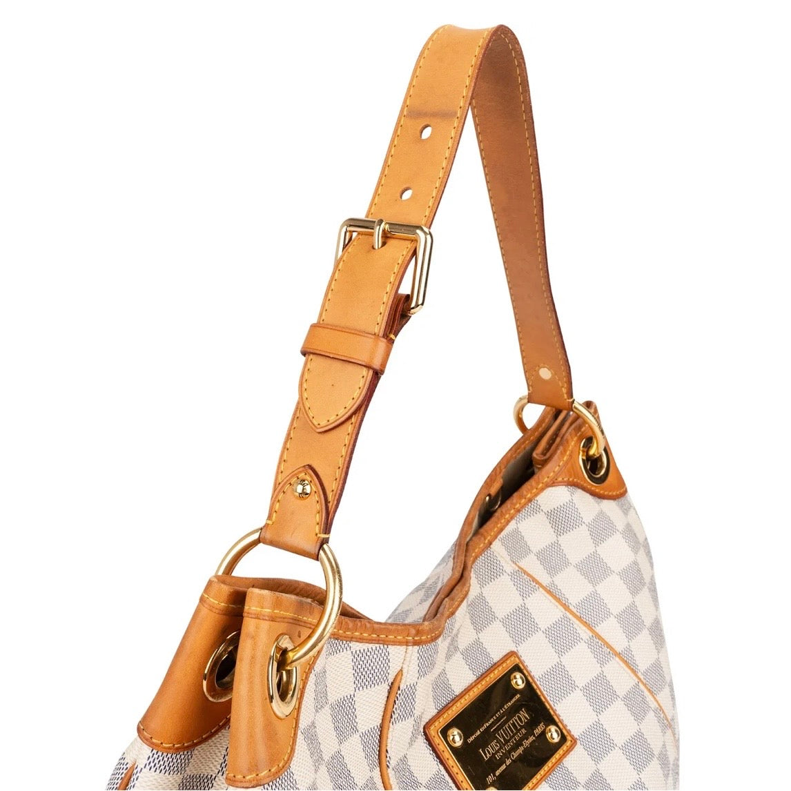 Louis Vuitton Monogram Damier Azur Canvas Galliera PM Shoulder Bag