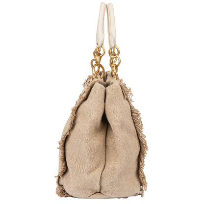 Miu Miu Classic Jute Handbag