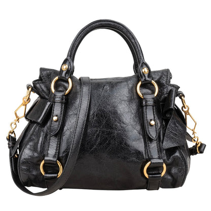 Miu Miu Vitello Lux City Handbag