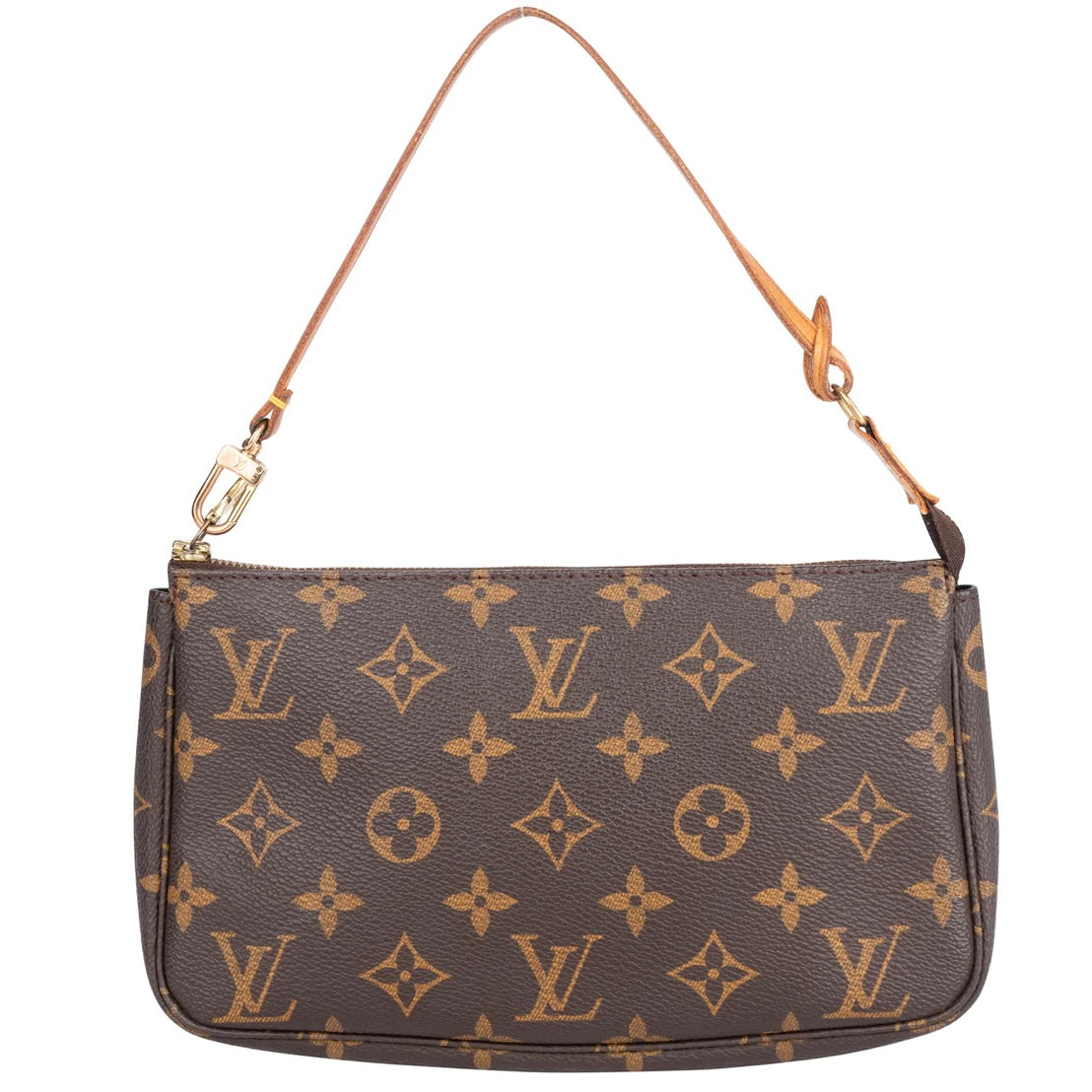 Louis Vuitton Canvas Monogram Pochette Handbag