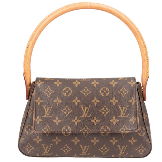 Louis Vuitton Canvas Monogram Looping PM Handbag