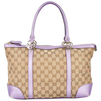 Gucci Brown GG Canvas Lovely Tote Bag