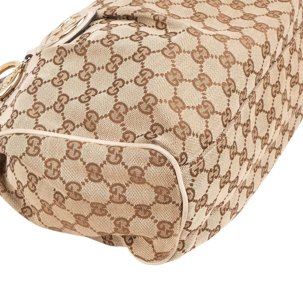 Gucci Monogram GG Canvas Sukey Handbag