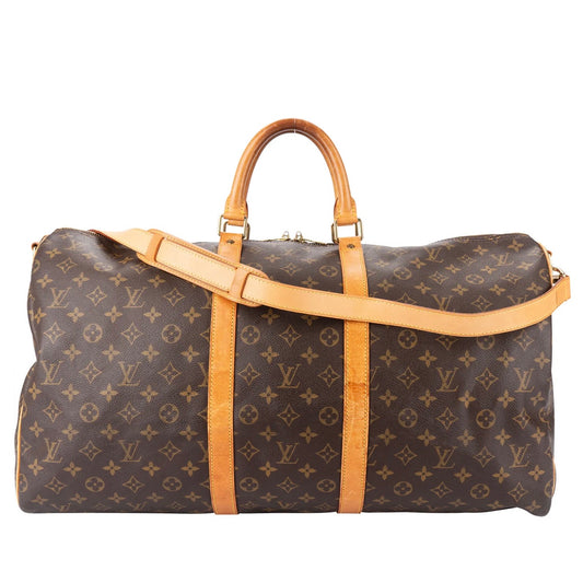 Louis Vuitton Canvas Monogram Keepall Bandouliere 55