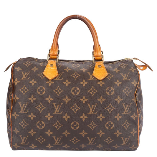 Louis Vuitton Canvas Monogram Speedy 30 Handbag