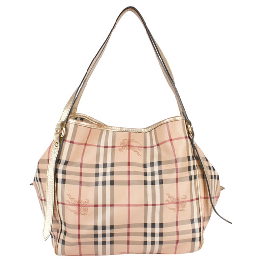 Burberry Canterbury Haymarket Check Tote Bag