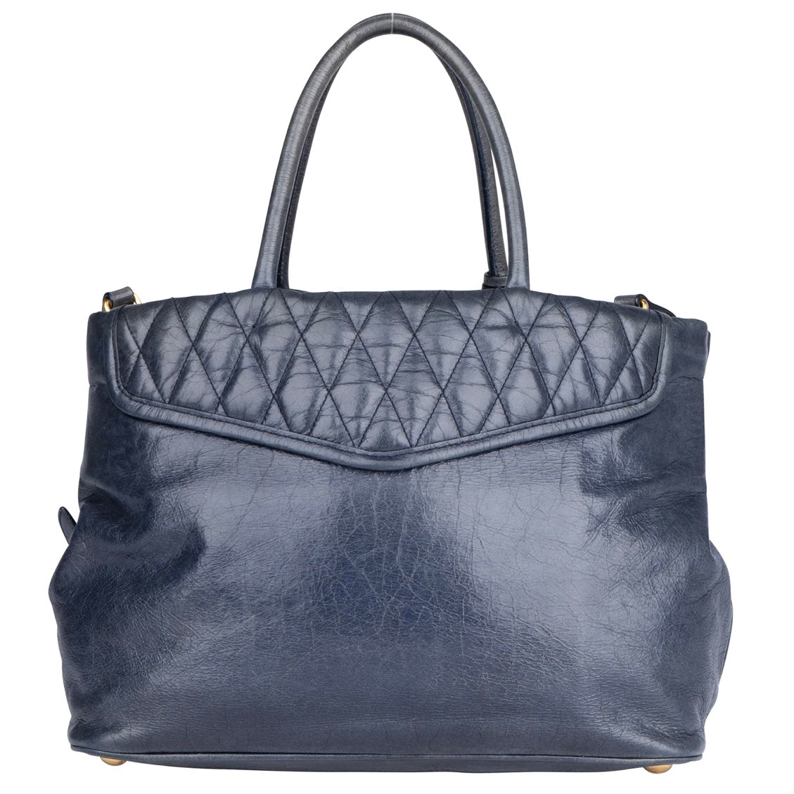 Miu Miu Matelasse Leather City Handbag