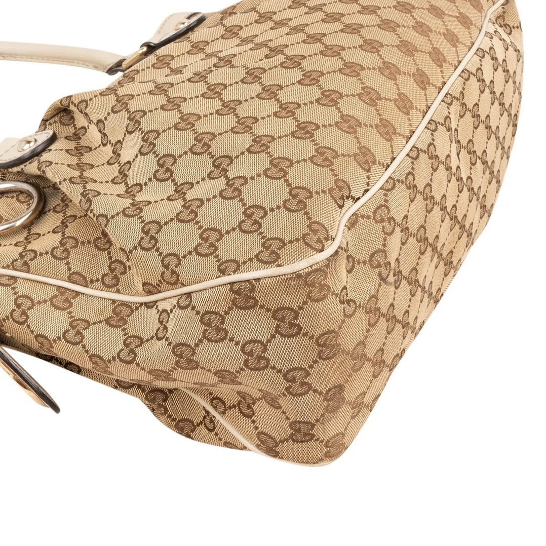Gucci Monogram GG Canvas Sukey Tote Shoulder Bag