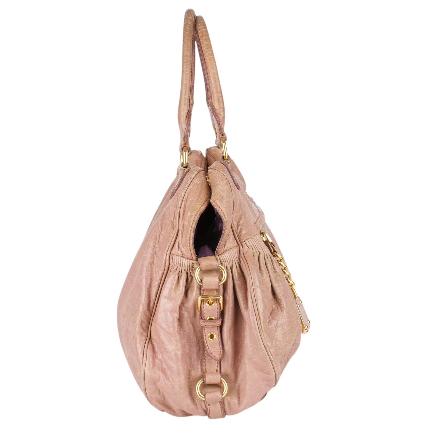 Miu Miu Leather City Handbag