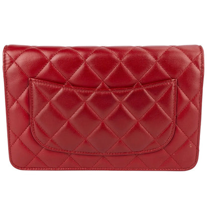 Chanel Quilted Lambskin Wallet On Chain Crossbody Bag