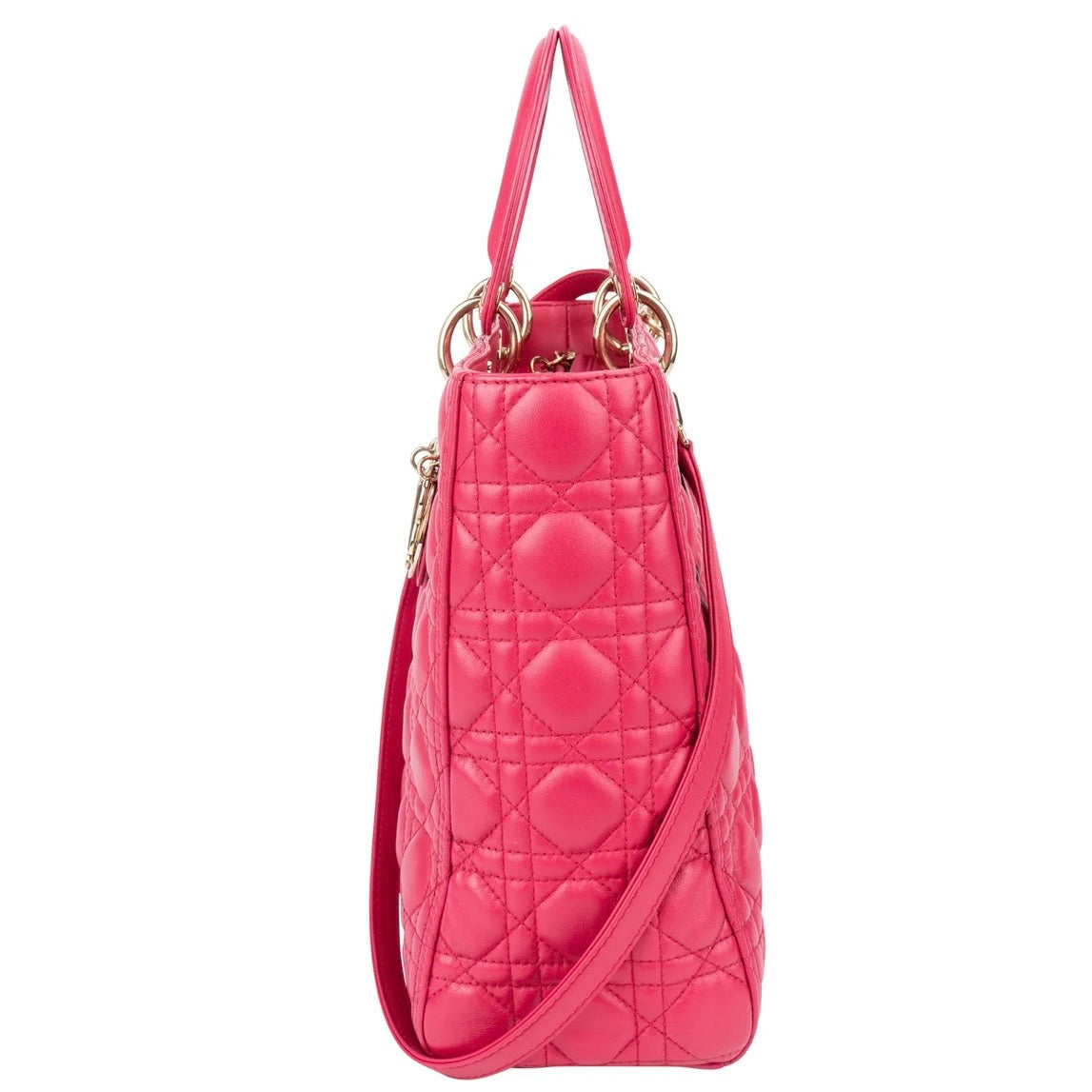 Christian Dior Quilted Leather Lady Dior Handbag
