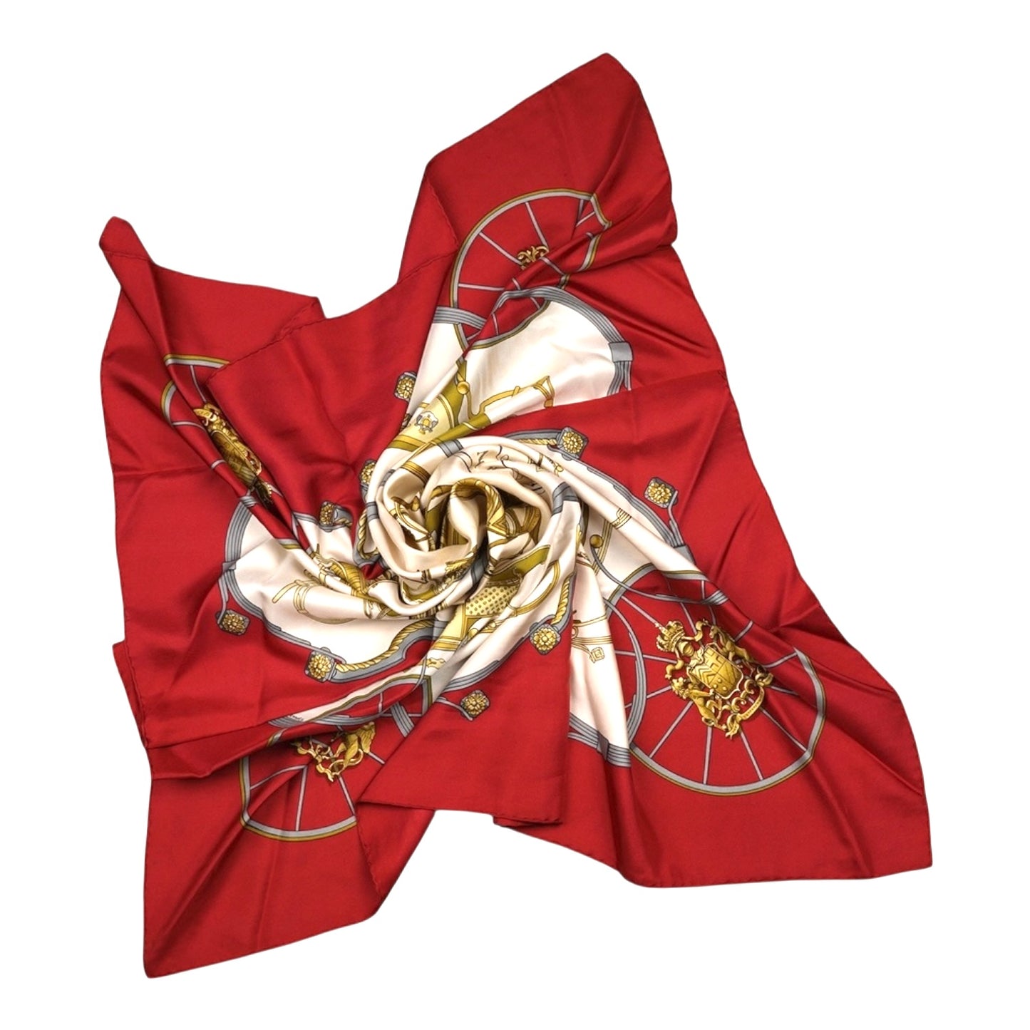 Hermes Springs Silk 90 Scarf Touch