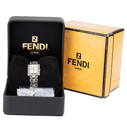 Fendi Silver Tone Classico Tank 710L Women Watch