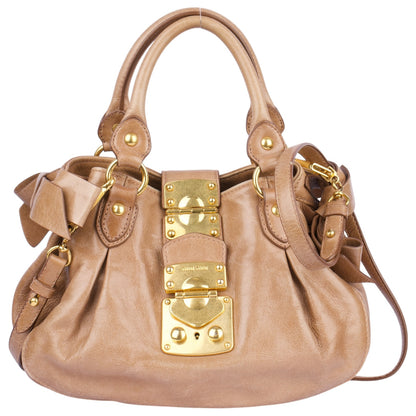 Miu Miu Vitello Leather Handbag