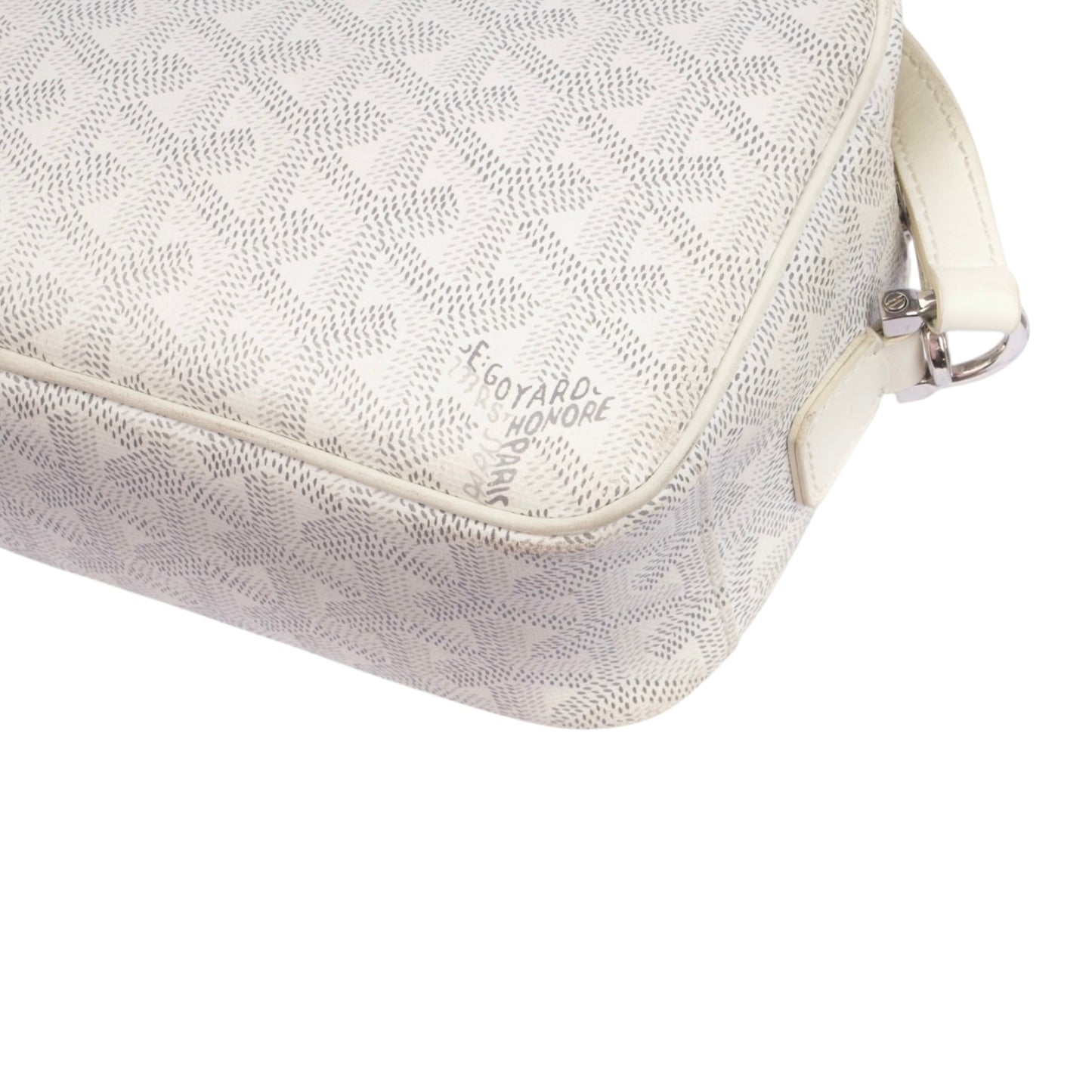 Goyard Cap Vert Goyardine Crossbody Bag