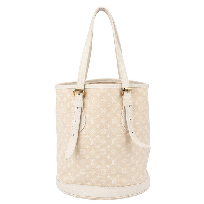 Louis Vuitton Mini Lin Monogram Bucket PM Handbag