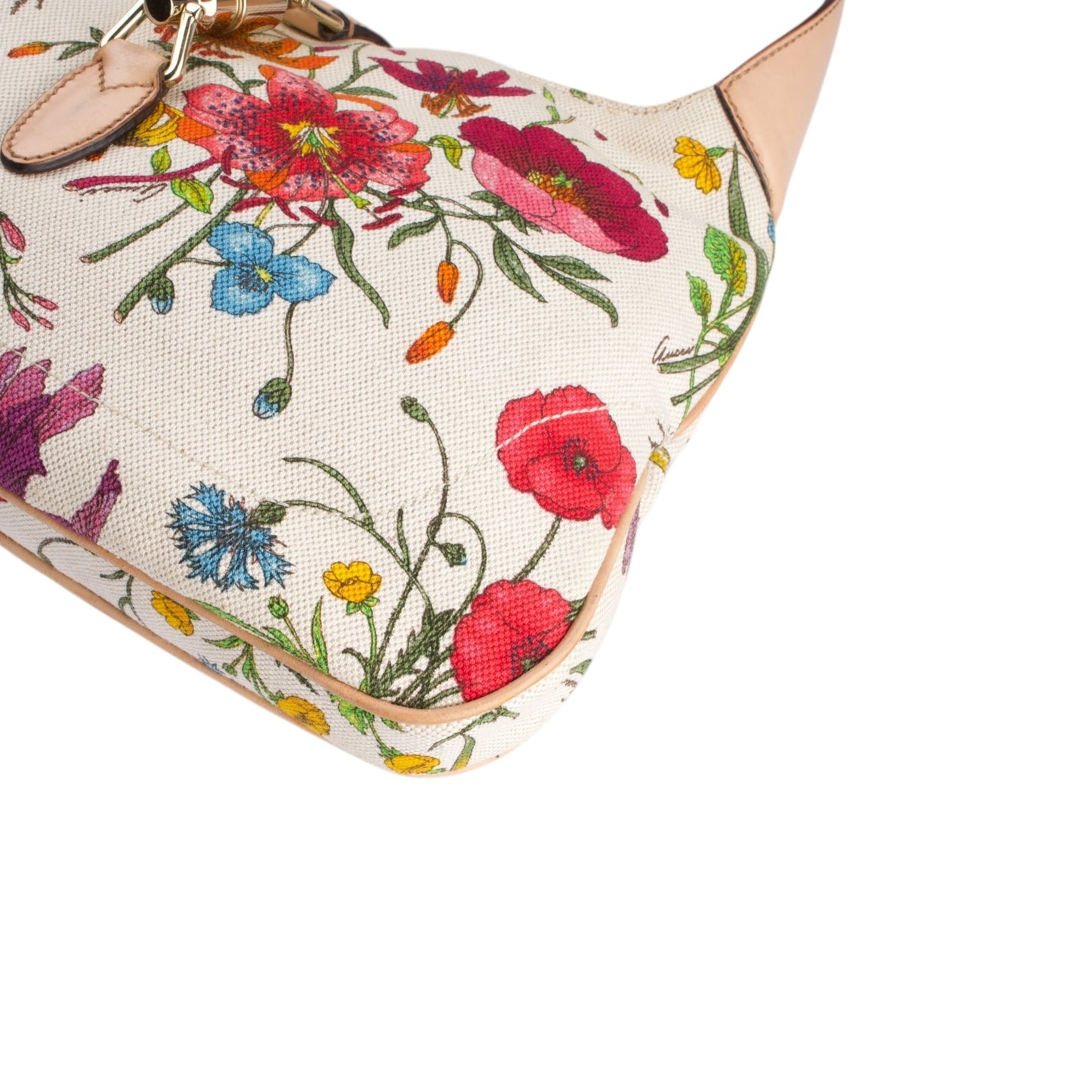 Gucci Multicolor Floral Jackie Shoulder Bag
