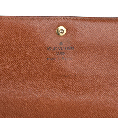 Louis Vuitton Canvas Monogram Sarah Wallet