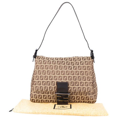 Fendi FF Monogram Baguette Mamma Handbag