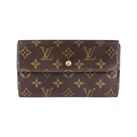Louis Vuitton Canvas Monogram Sarah Wallet