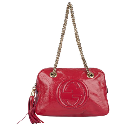 Gucci Soho Patent Leather Shoulder Bag